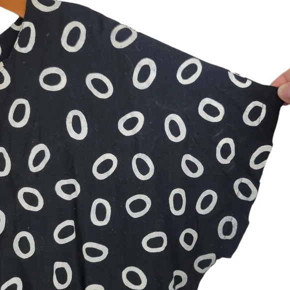 Vintage 80's-90's High Fashion Printed A-Line Dress Large - Picture 5 of 10